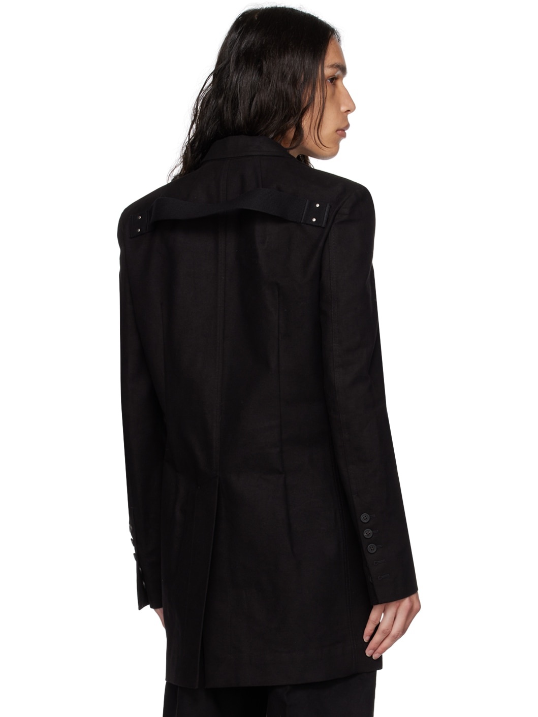 Black Fogpocket Lido Blazer - 3