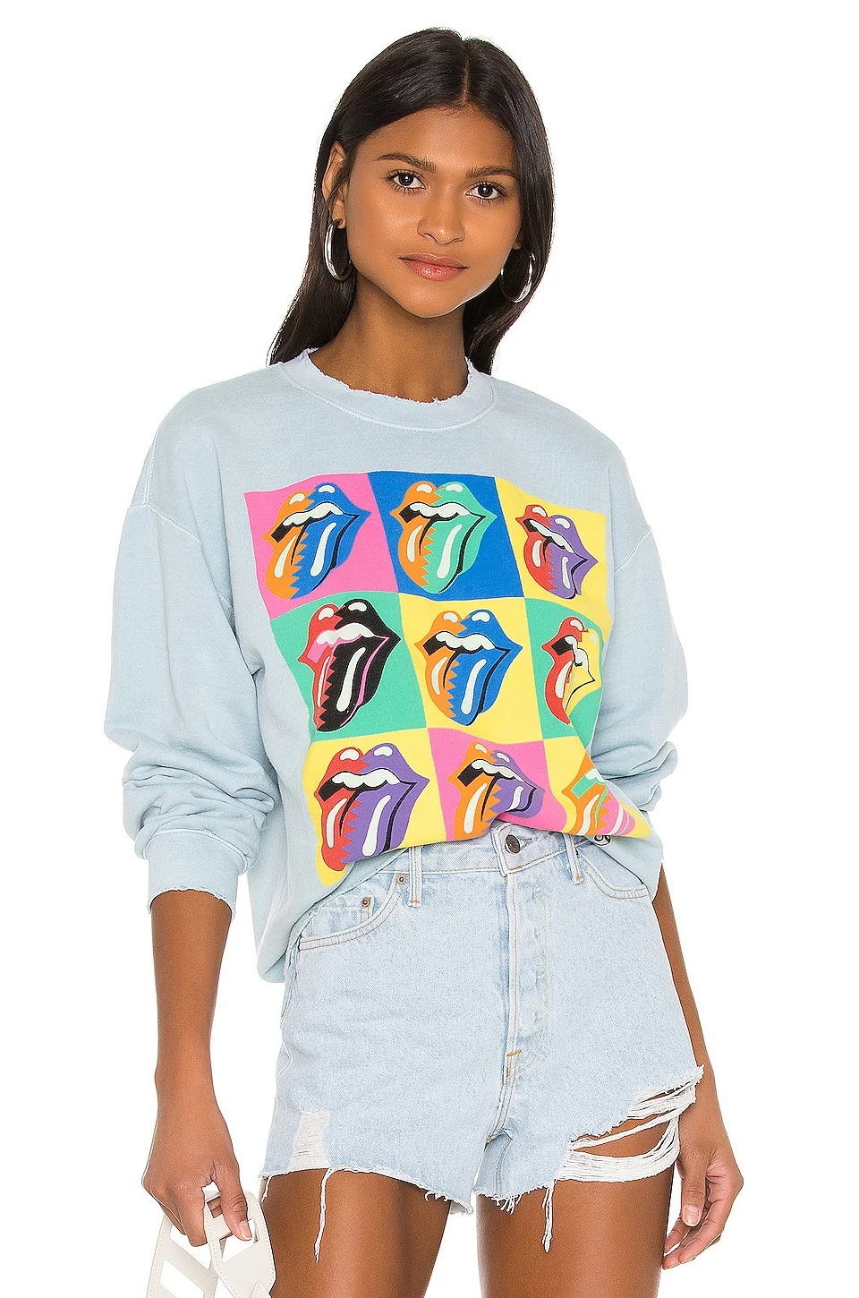 Rolling Stones 89 Multi Tongue Sweatshirt - 1