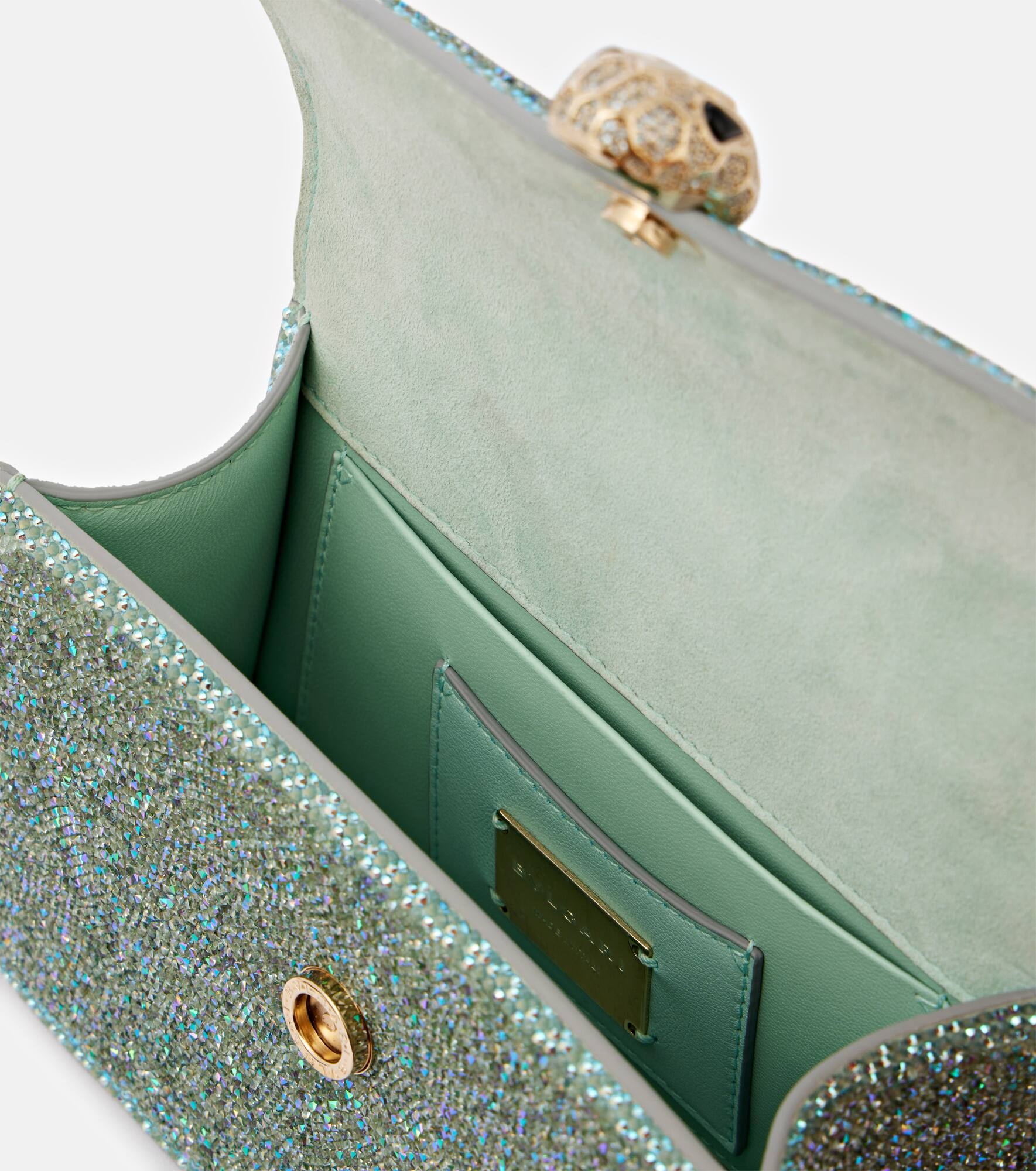 Serpenti Forever Mini suede tote bag - 3