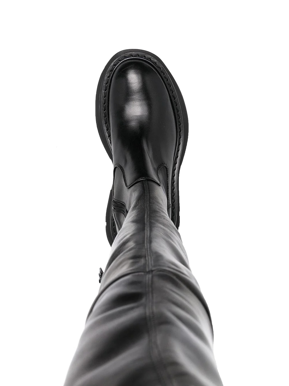 long leather boots - 4