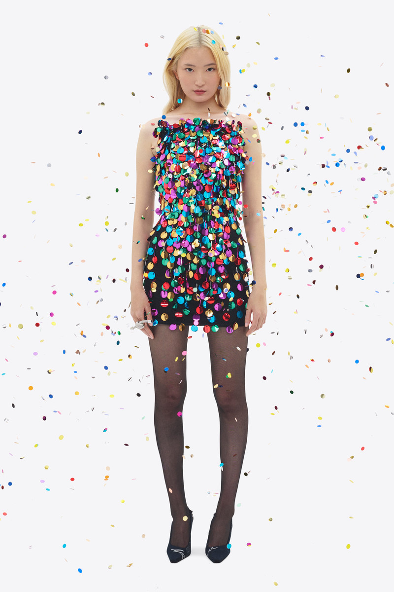 AREA CONFETTI MINI DRESS outlook