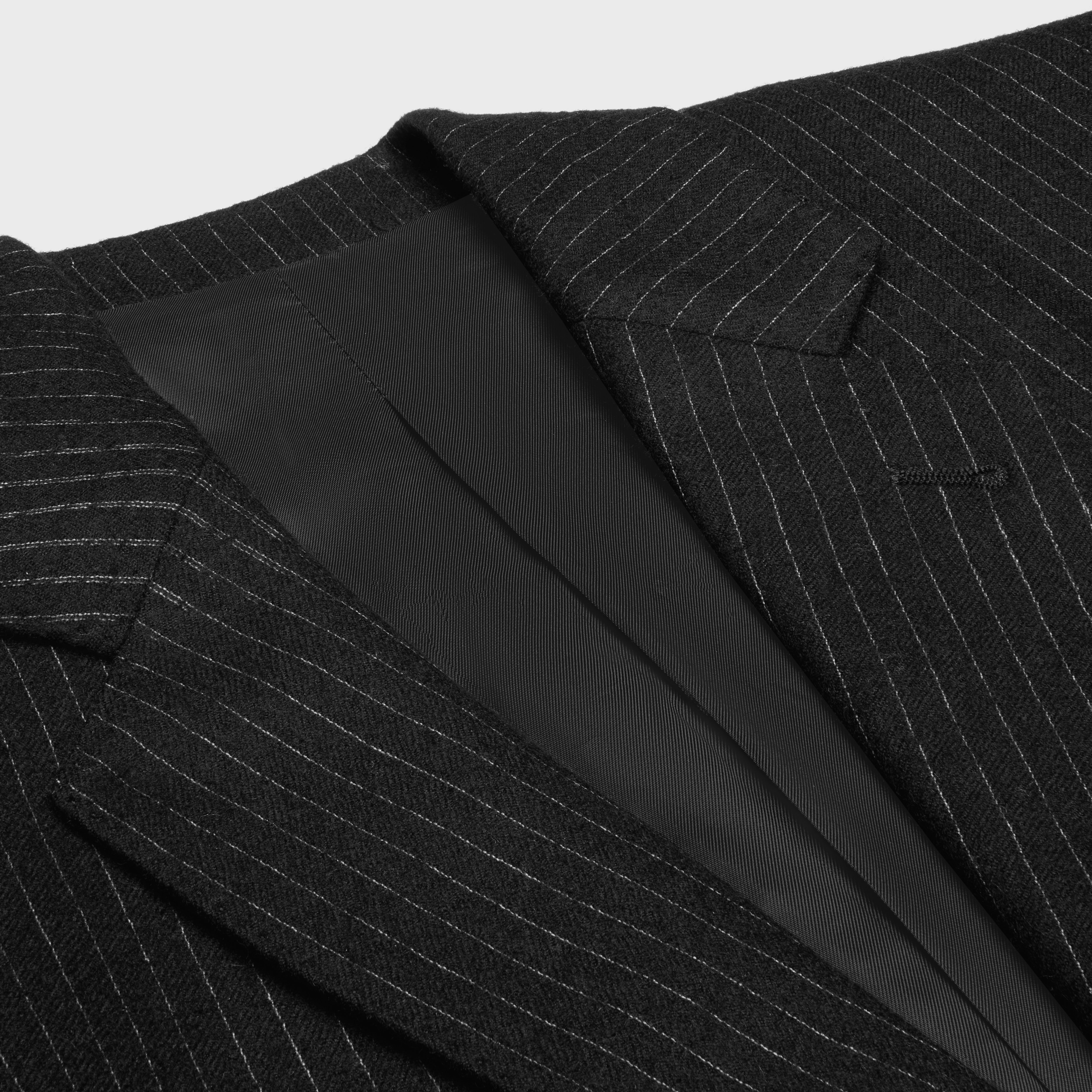 françoise jacket in striped wool flannel - 3