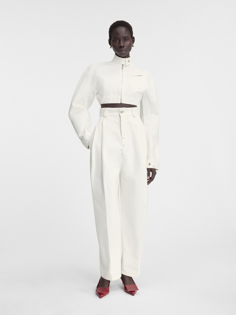 JACQUEMUS The Cabrio denim de-Nîmes jacket outlook