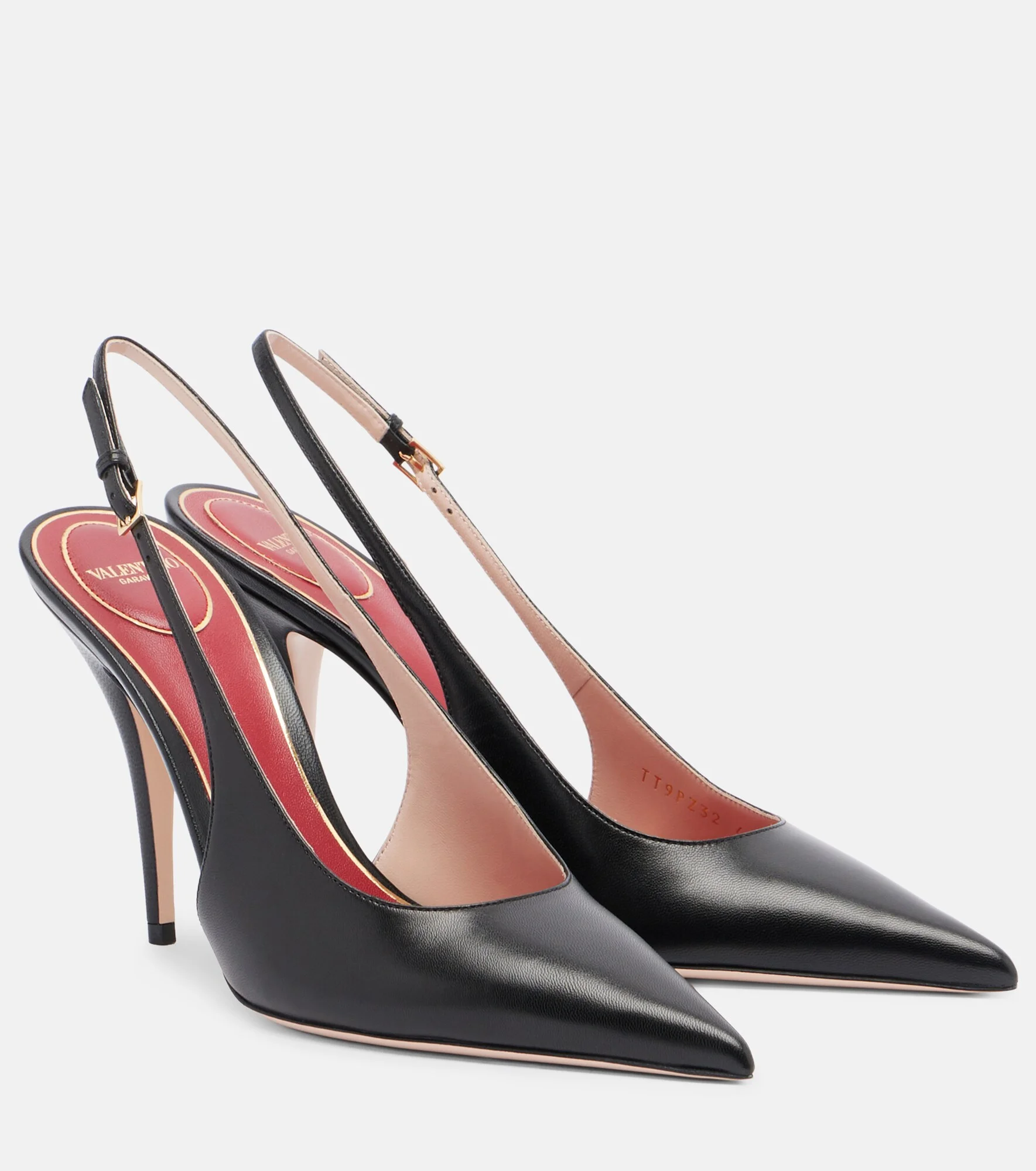 Cuttie leather slingback pumps - 1