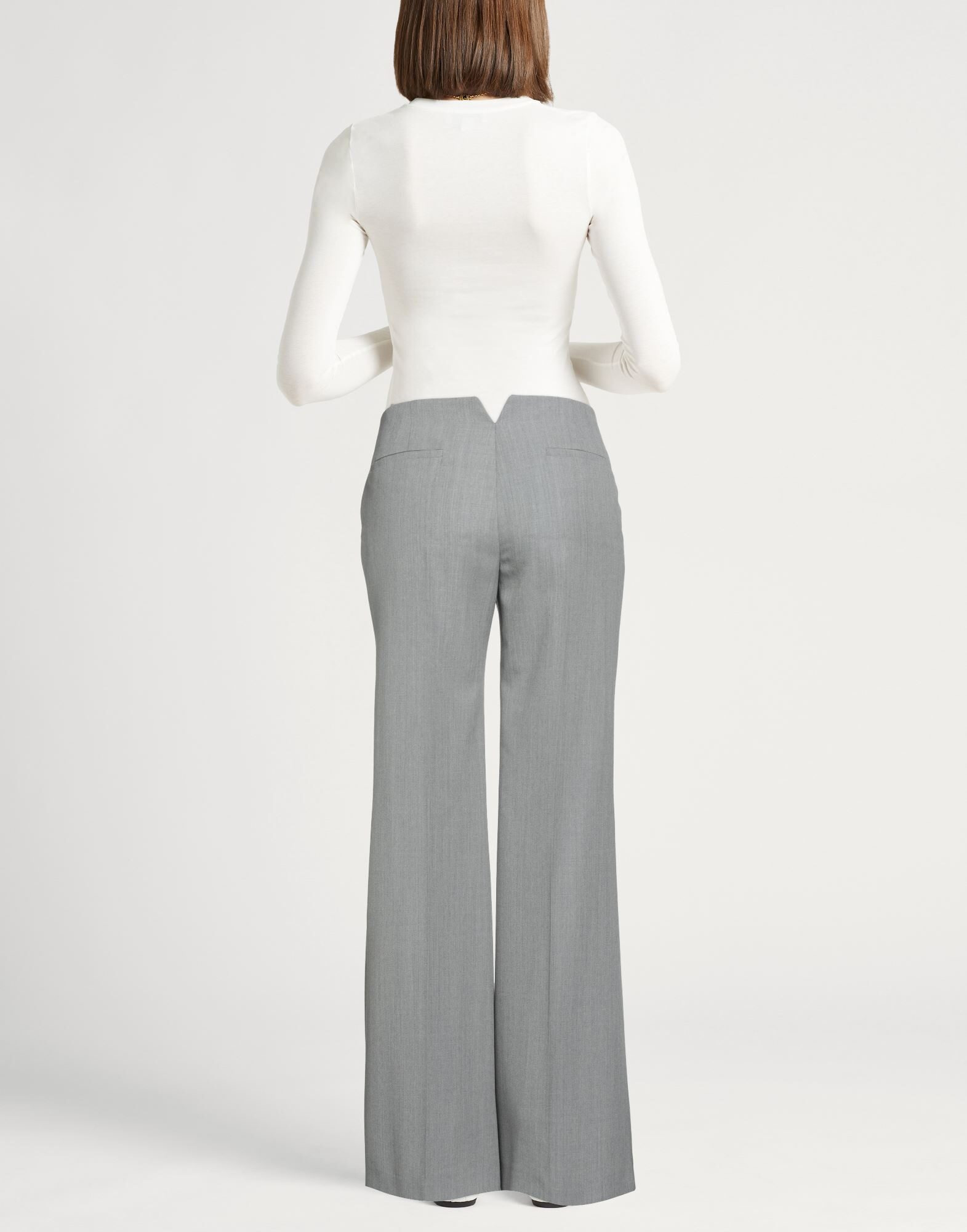 Grey Women's Casual Pants - 3