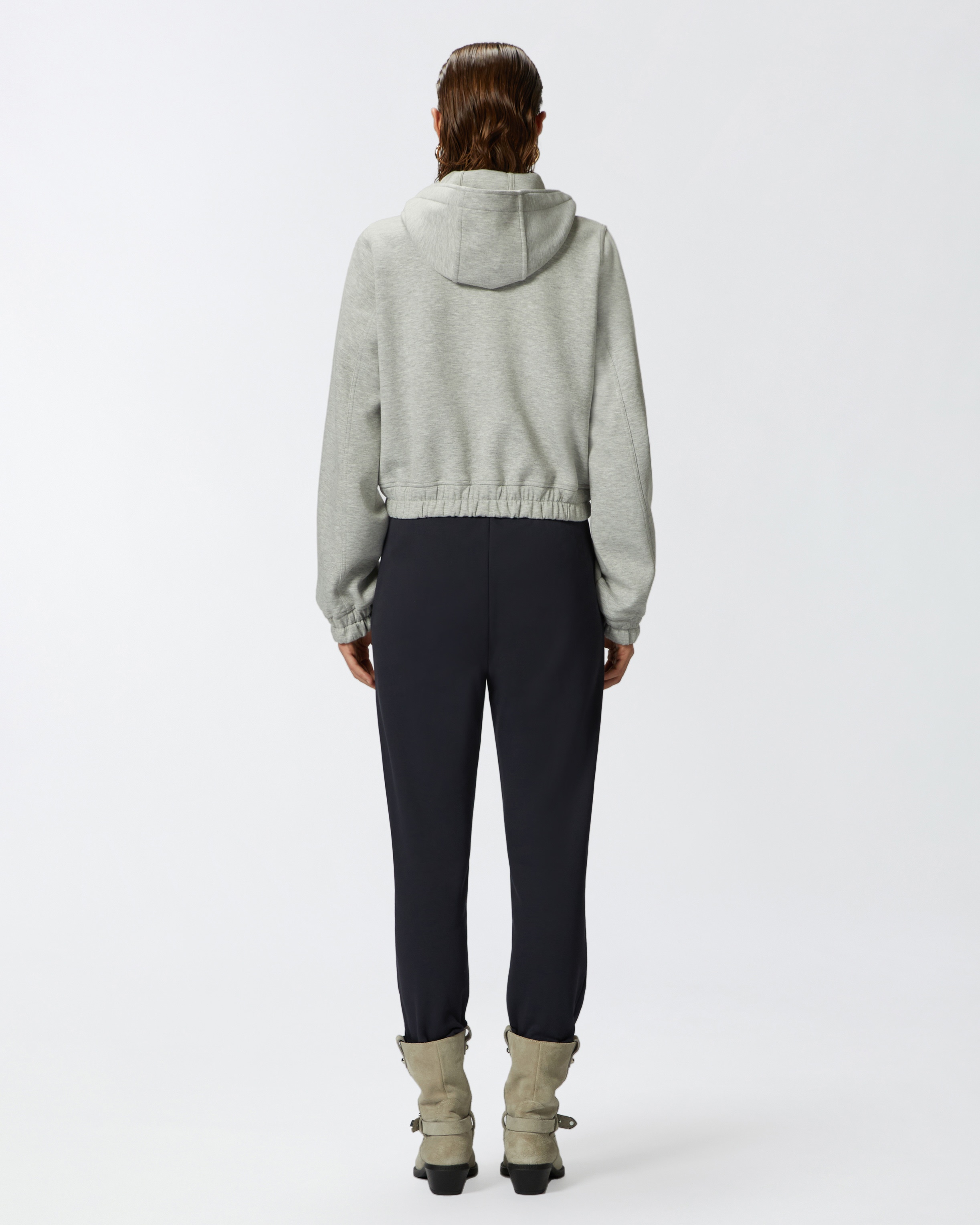 SPORTY JOGGERS WITH LOGO PATCH - 4