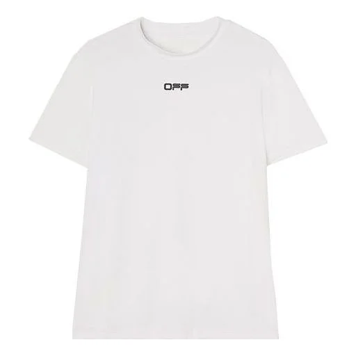 Off-White Arrow Outline S/S Sport T-Shirt 'White Black' OMVA025C99FAB0010110 - 1