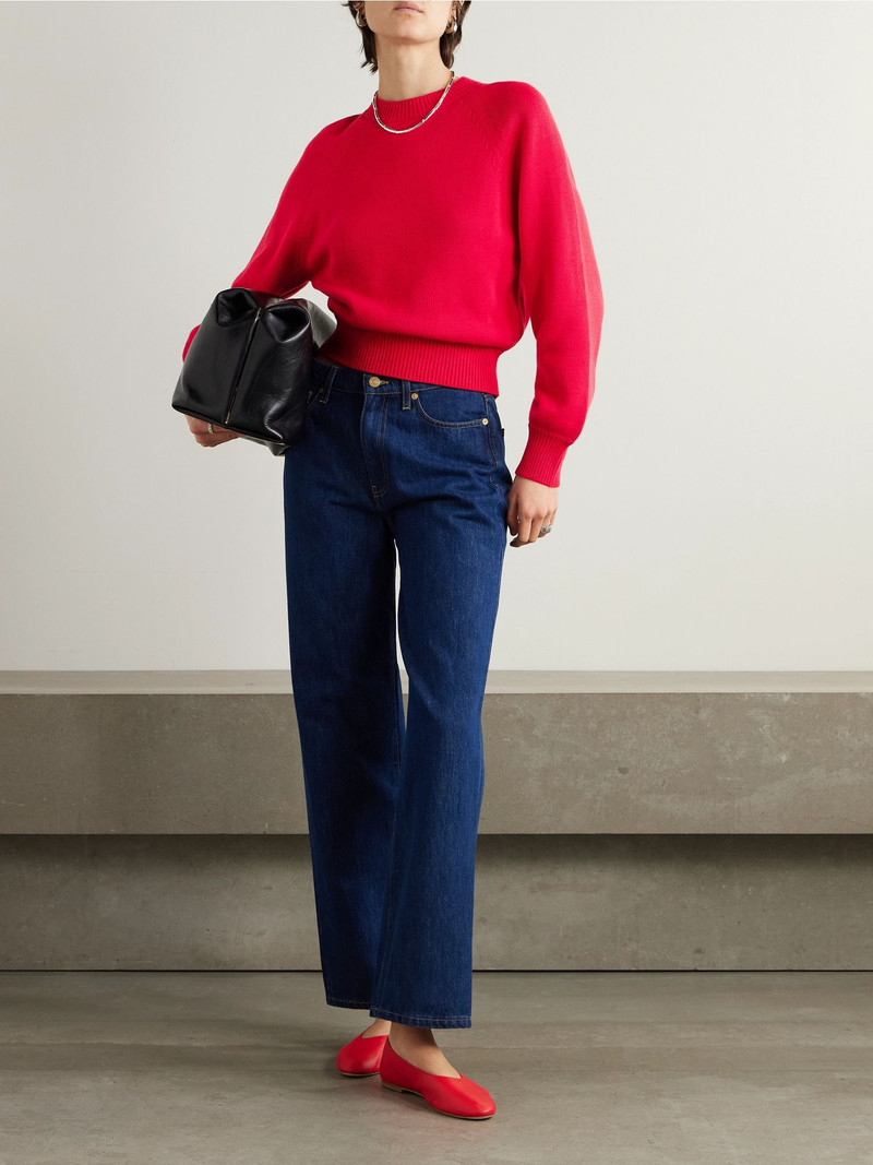 HIGH SPORT Lara cotton sweater Red outlook