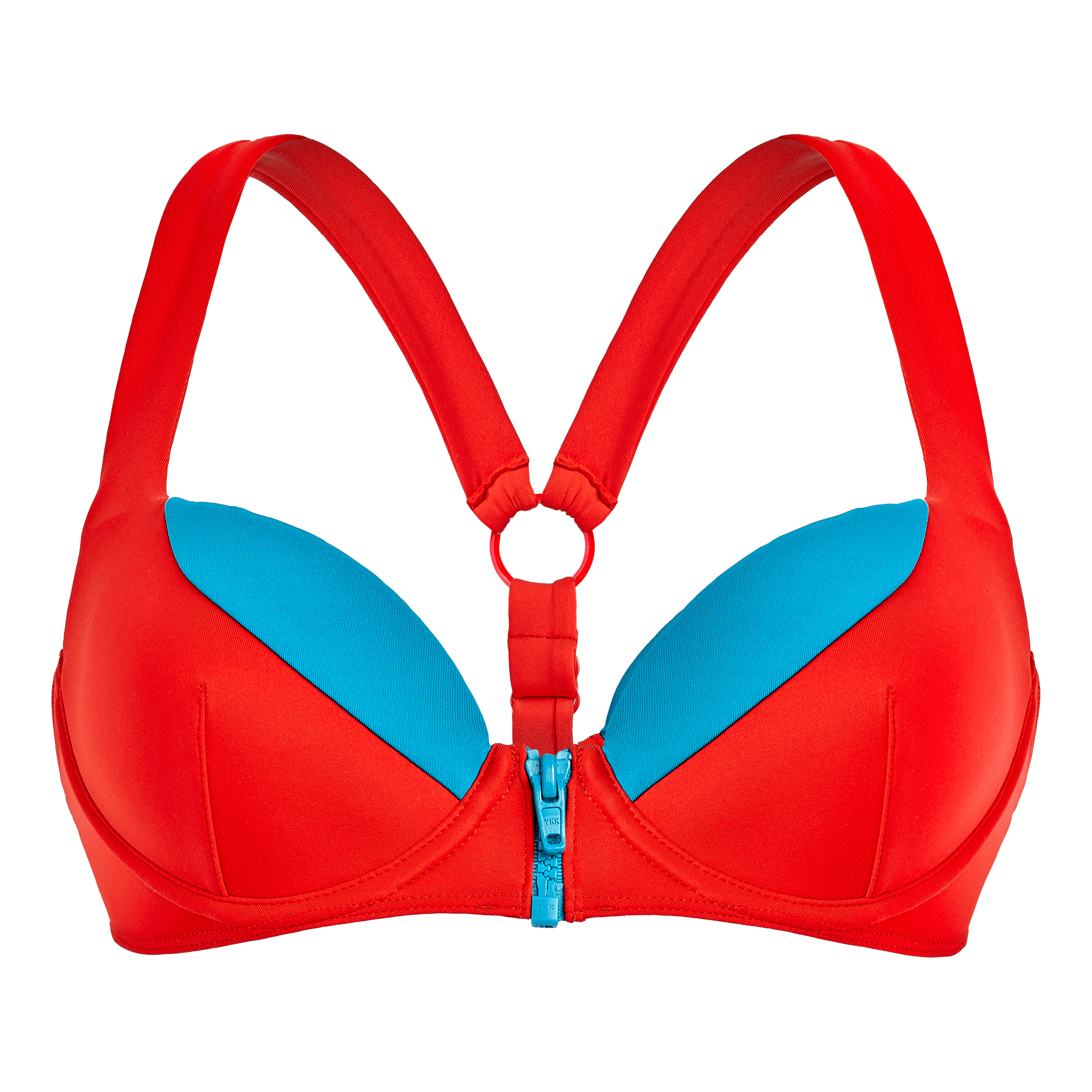 Women contrasted Bikini top with underwires - Vilebrequin x JCC+ - Limited Edition - 1