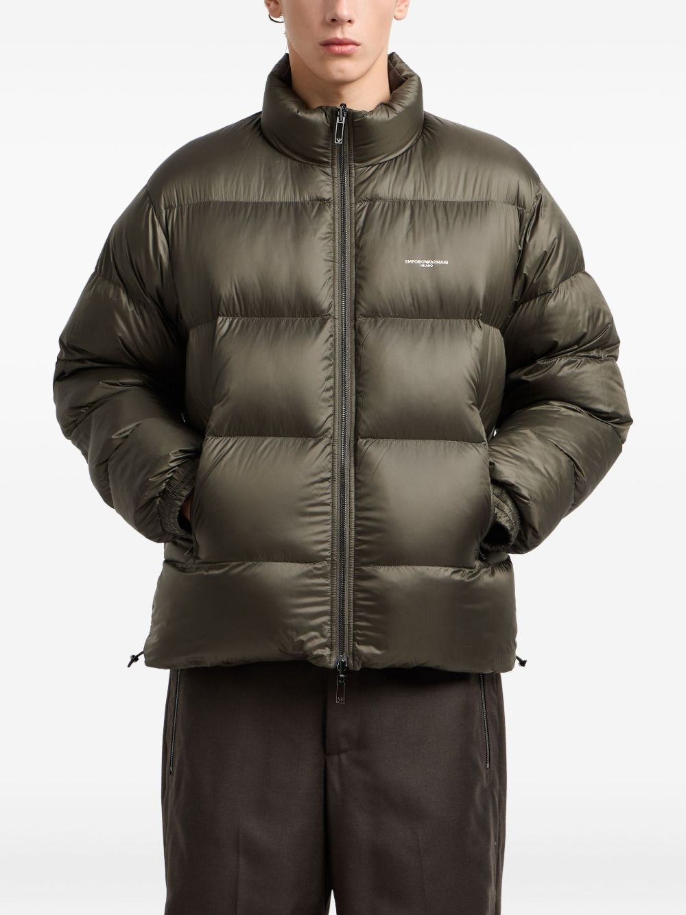 reversible high-neck padded jacket - 4