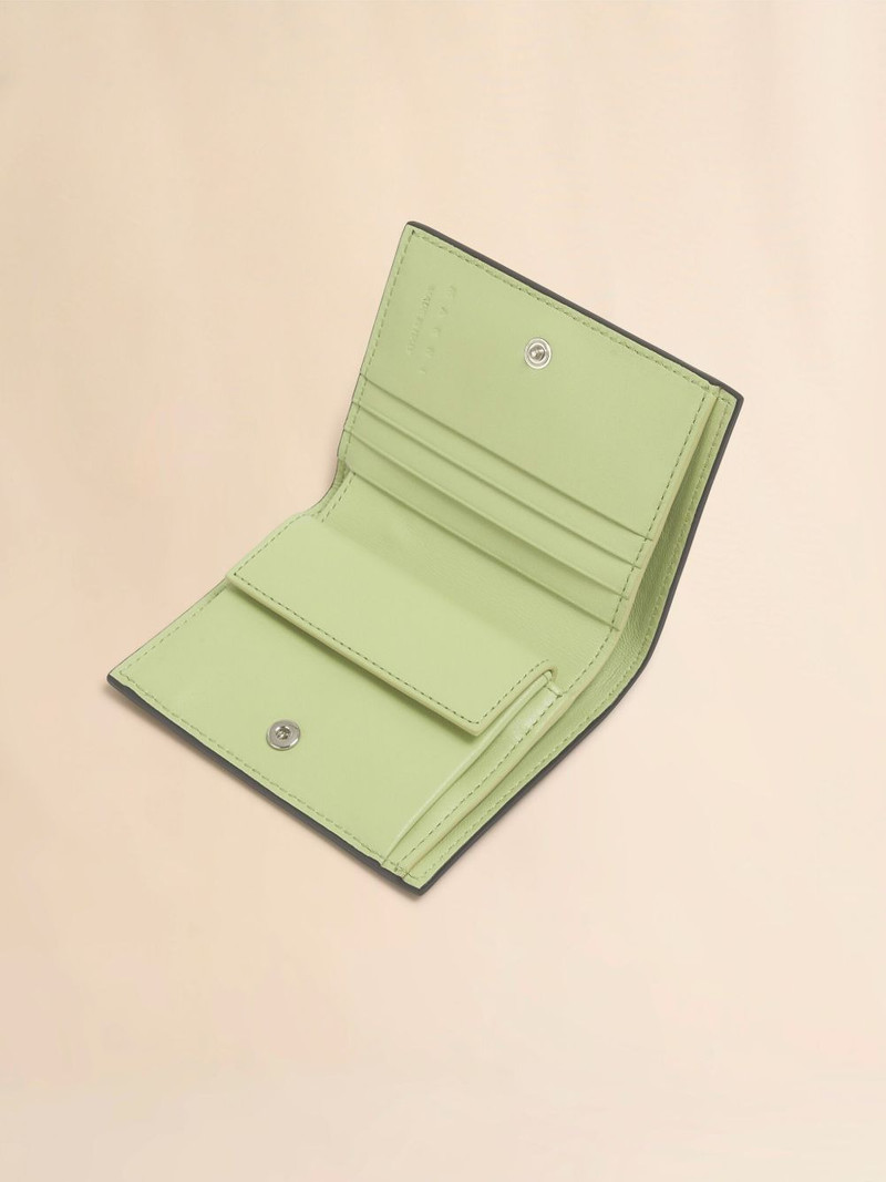 logo-plaque calfskin leather wallet 5