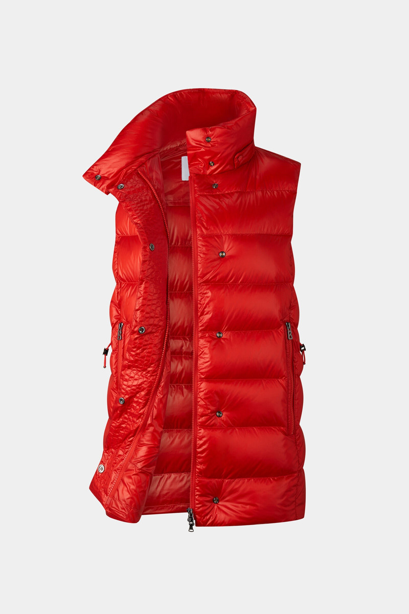 Liddy Down vest in Red 2