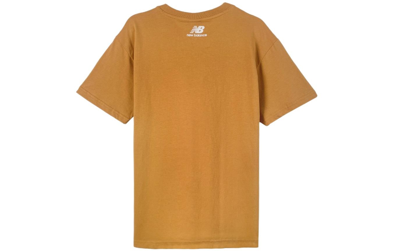 New Balance Boston Print Tee 'Orange White' AMT23308-RIL - 2
