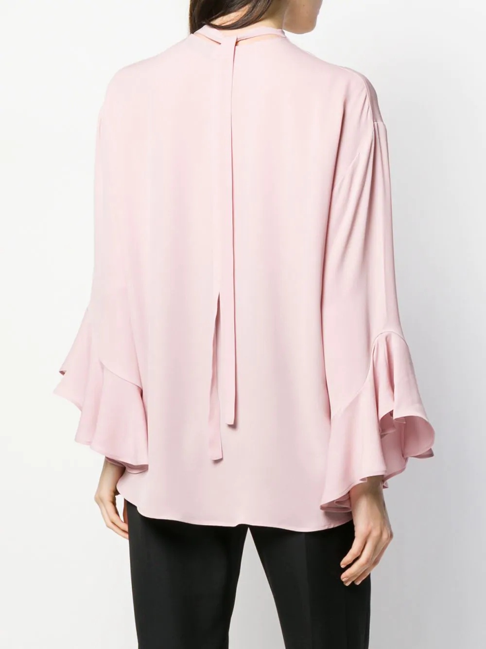 georgette silk blouse - 4