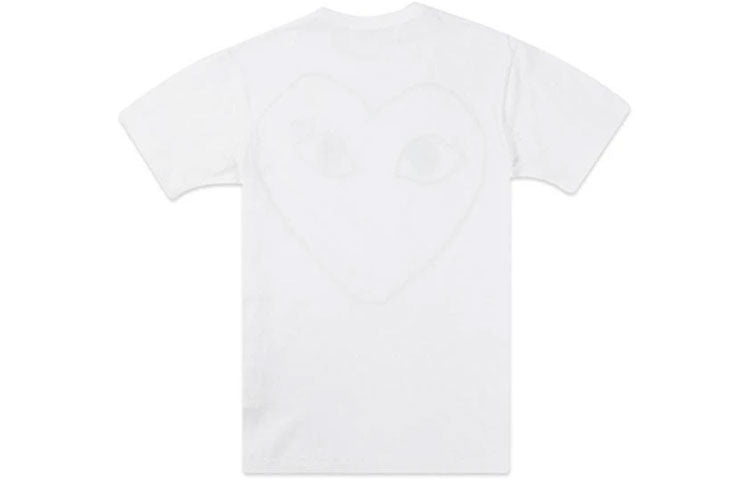 COMME des GARCONS PLAY Outline Heart T-Shirt 'White' AZ-T102-051-1 - 2