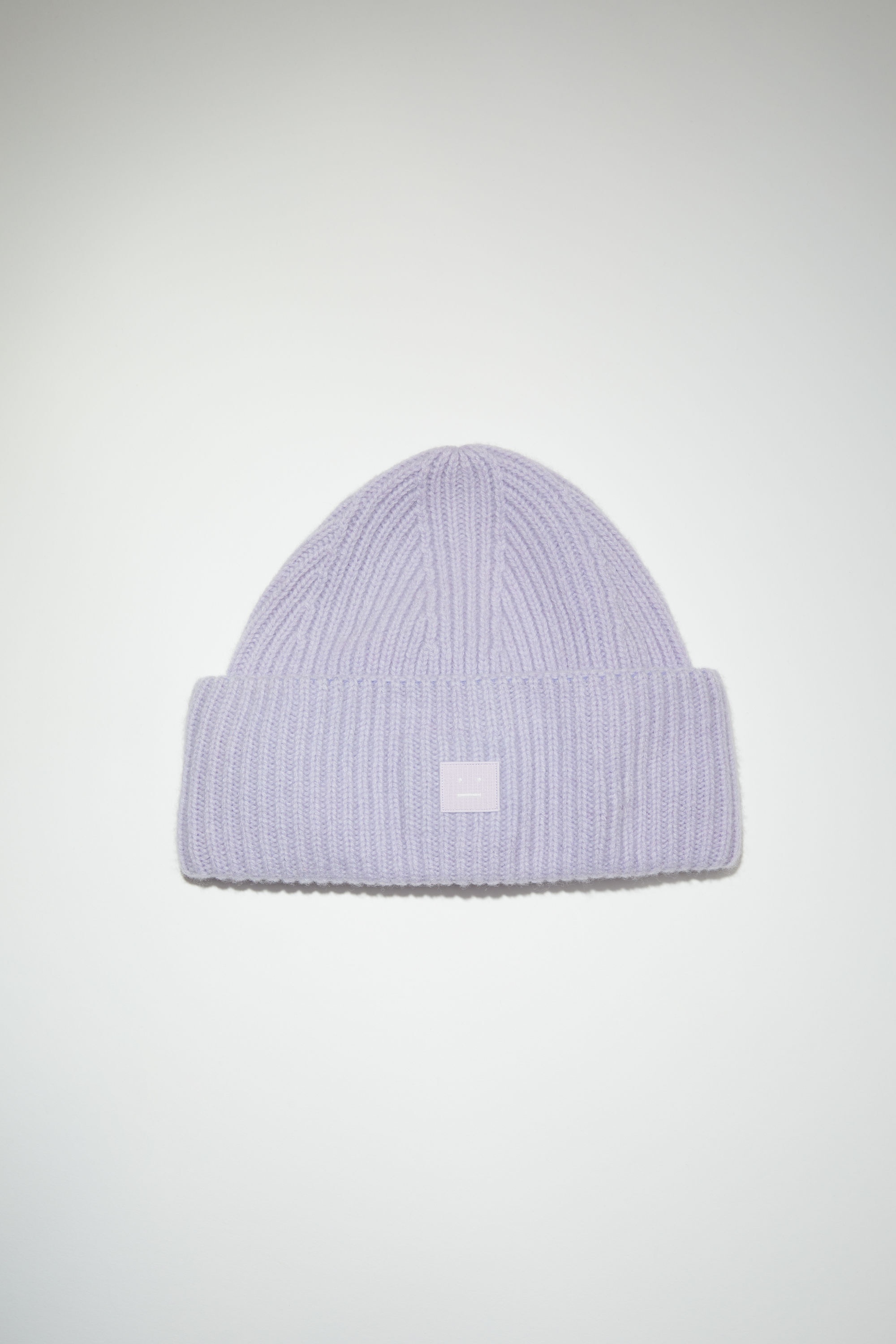 Small face logo beanie - Purple Melange - 1