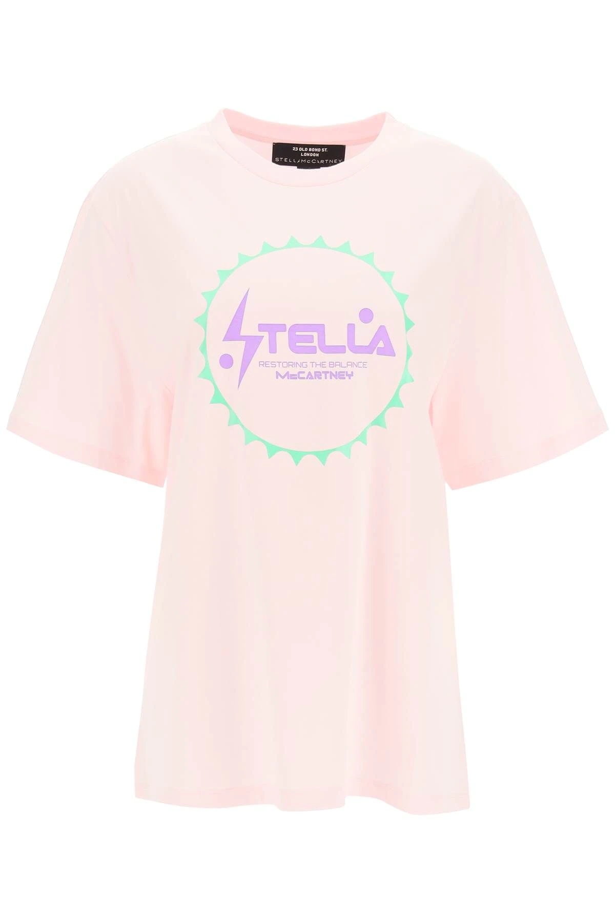 T-SHIRT WITH GRAPHIC LOGO PRINT - 1