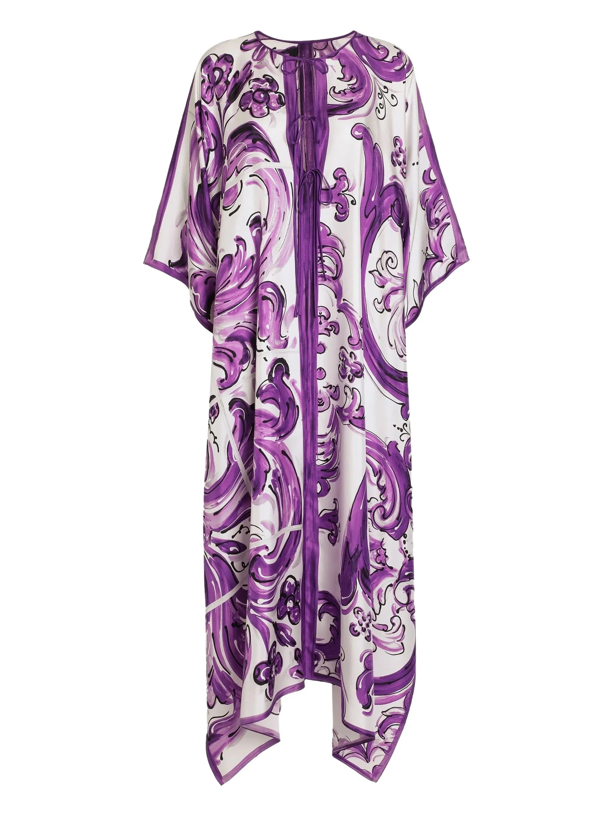 Majolica-print dress - 1