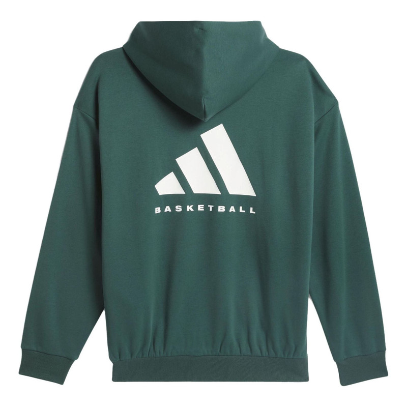 adidas adidas Basketball Hoodie 'Mineral Green' IM8419 outlook