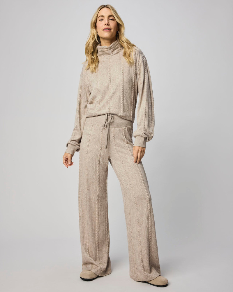 Splendid Cable Lounge Wide Leg Pant outlook