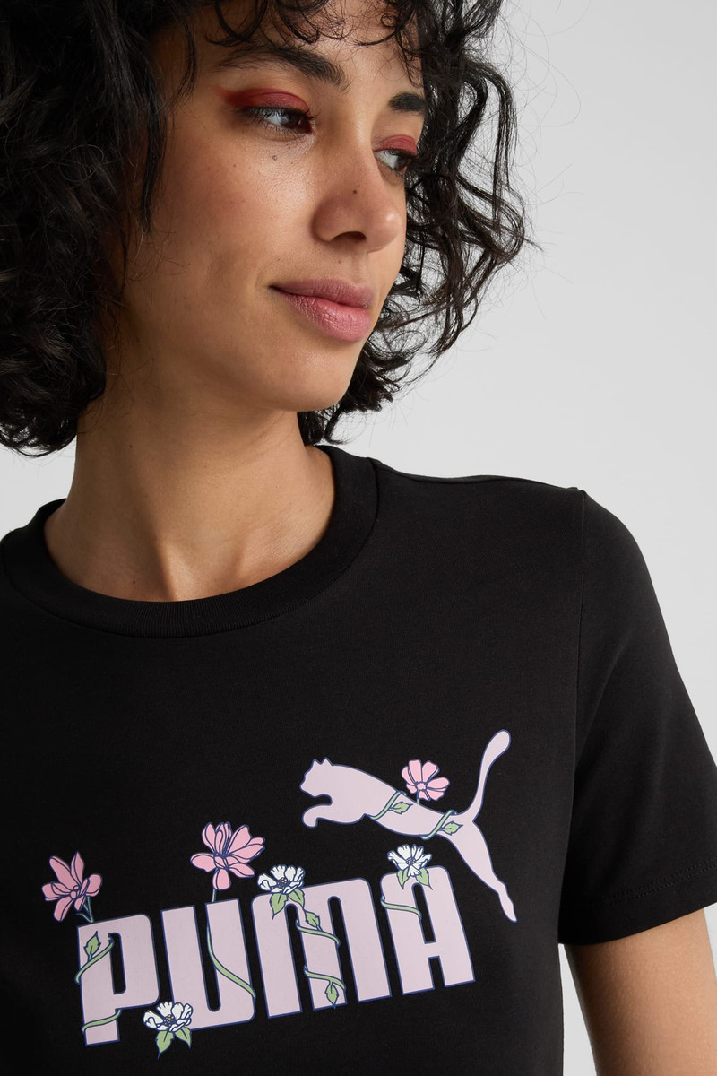 ESS Slim Tee Floral Women's Dress 4