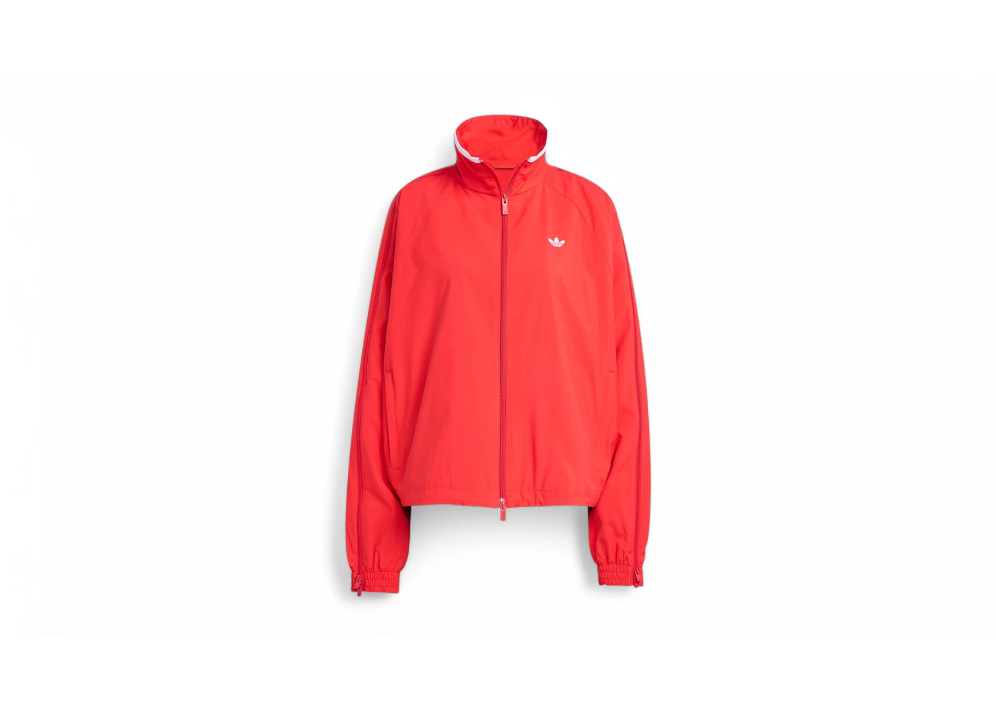 adidas Women's Adilenium Season 3 Zip Track Top Better Scarlet - 1