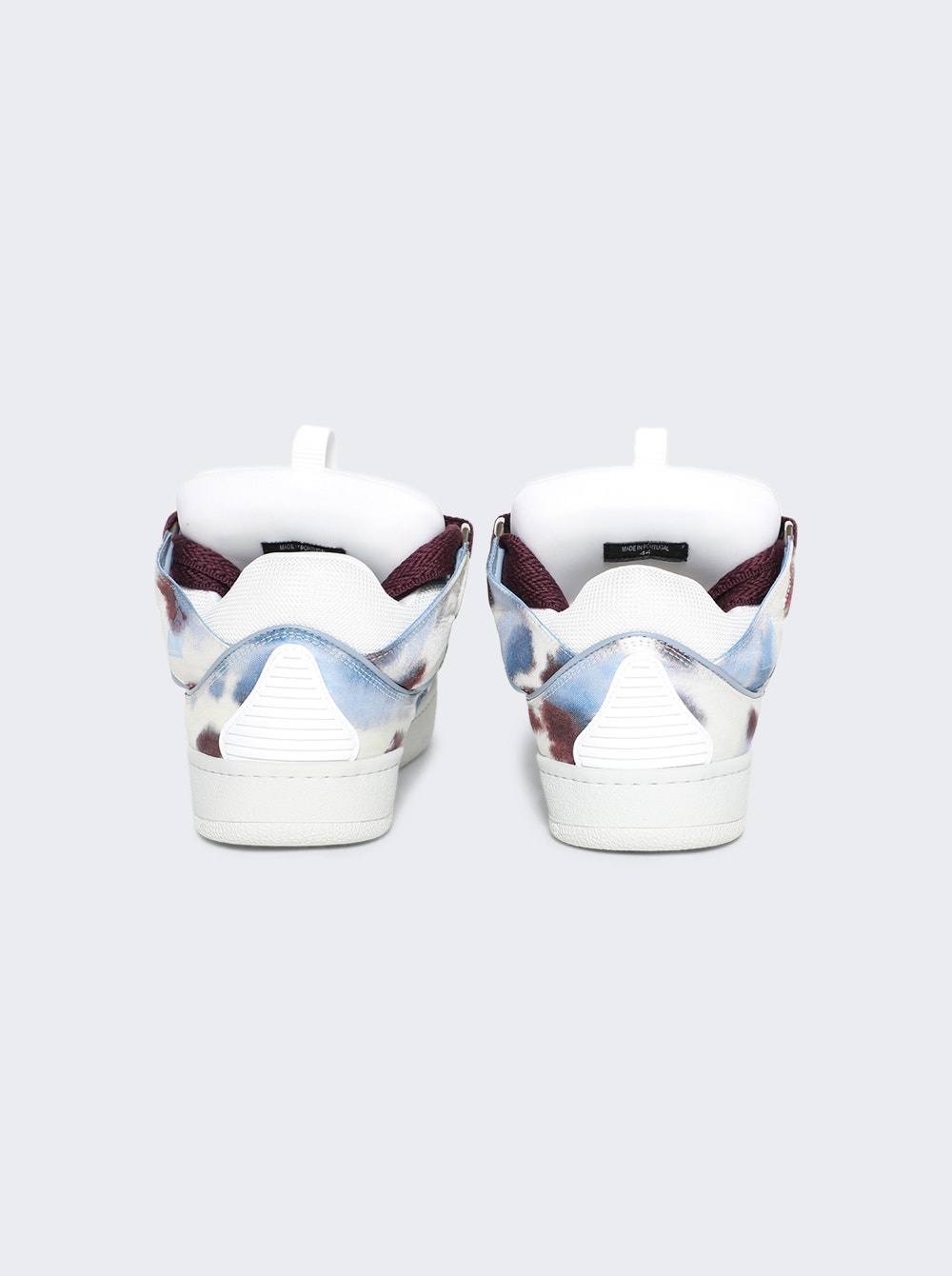 Curb Sneakers Burgundy And Blue - 4
