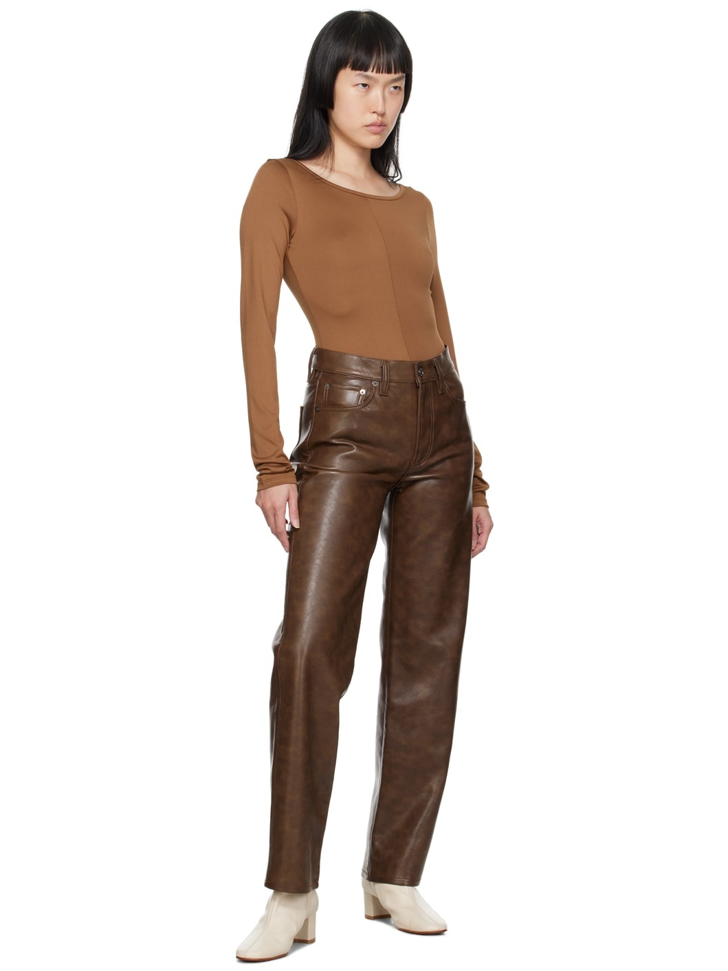 Brown Paulette Bodysuit - 5