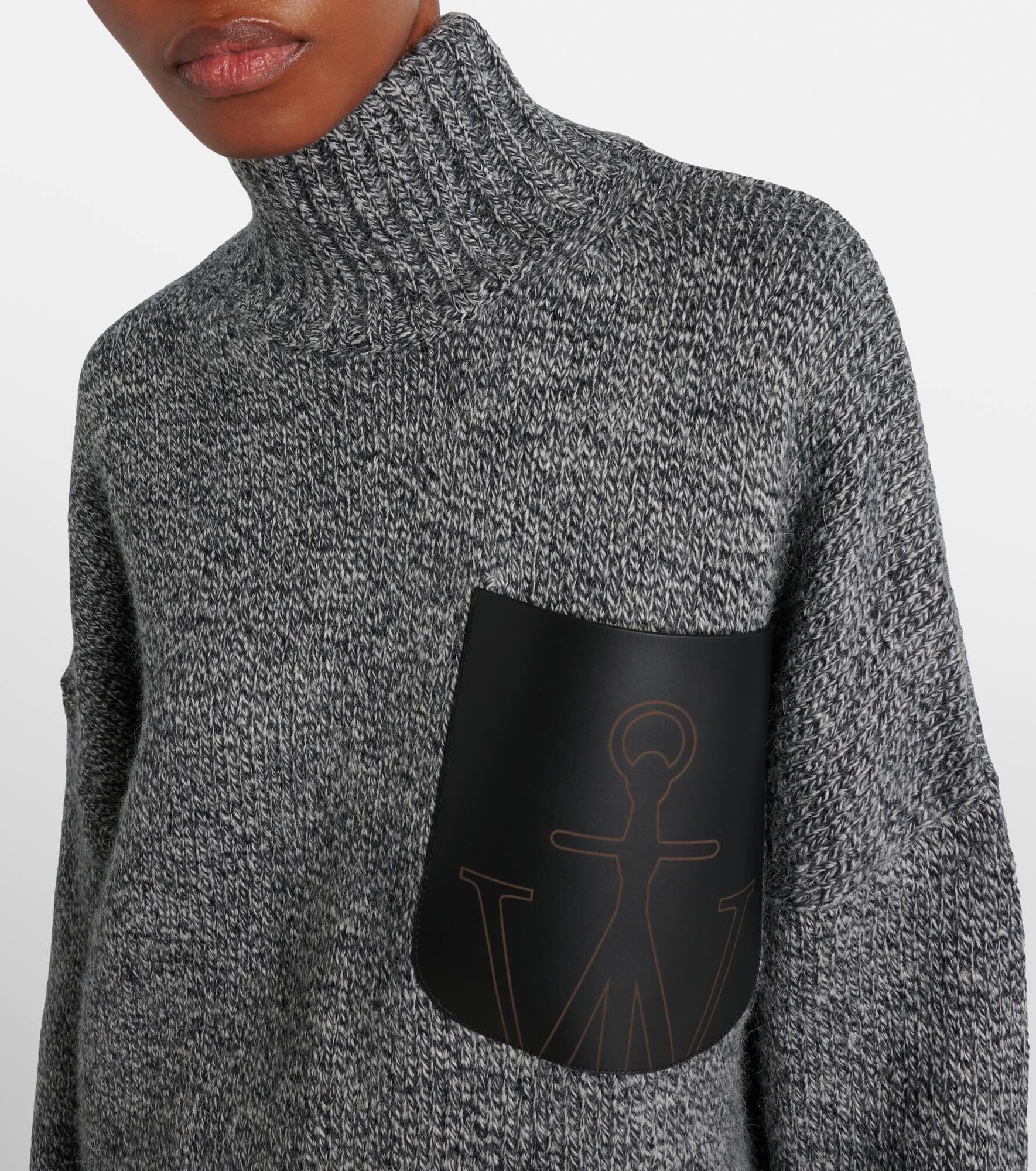 Wool and alpaca-blend turtleneck sweater - 4