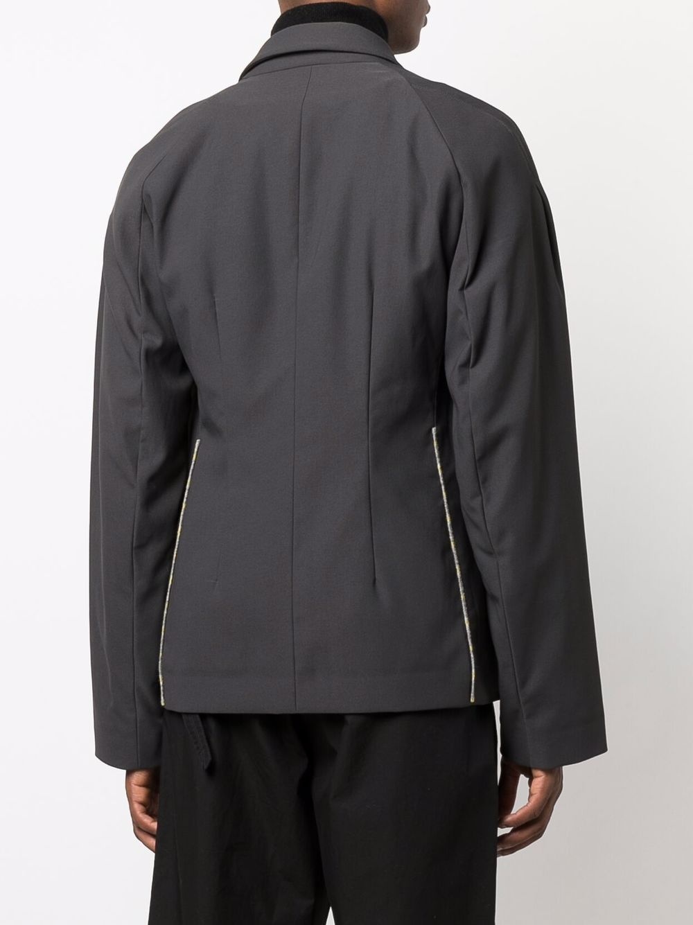 notched-lapel single-breasted jacket - 4