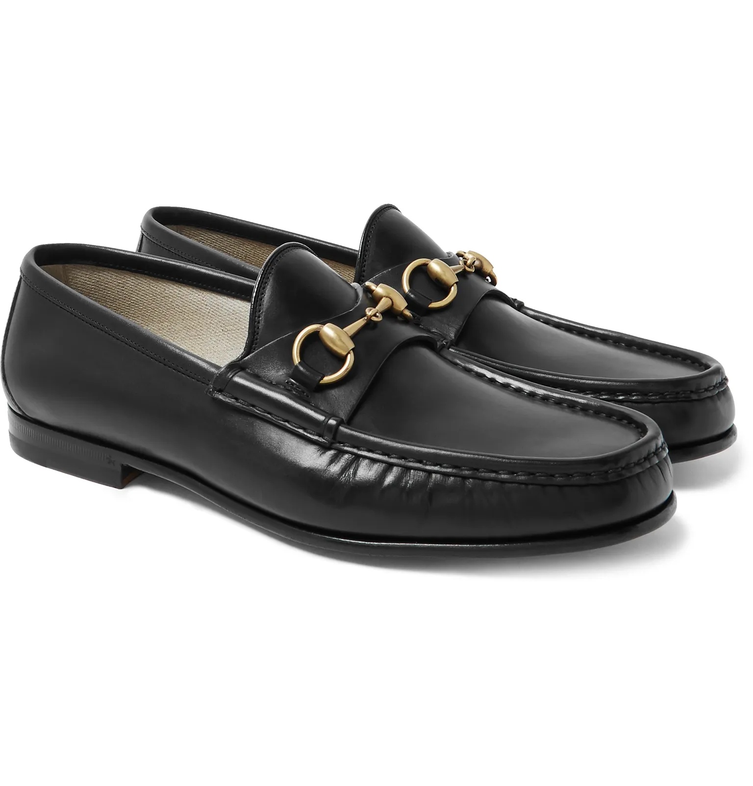 Easy Roos Horsebit Collapsible-Heel Leather Loafers - 4