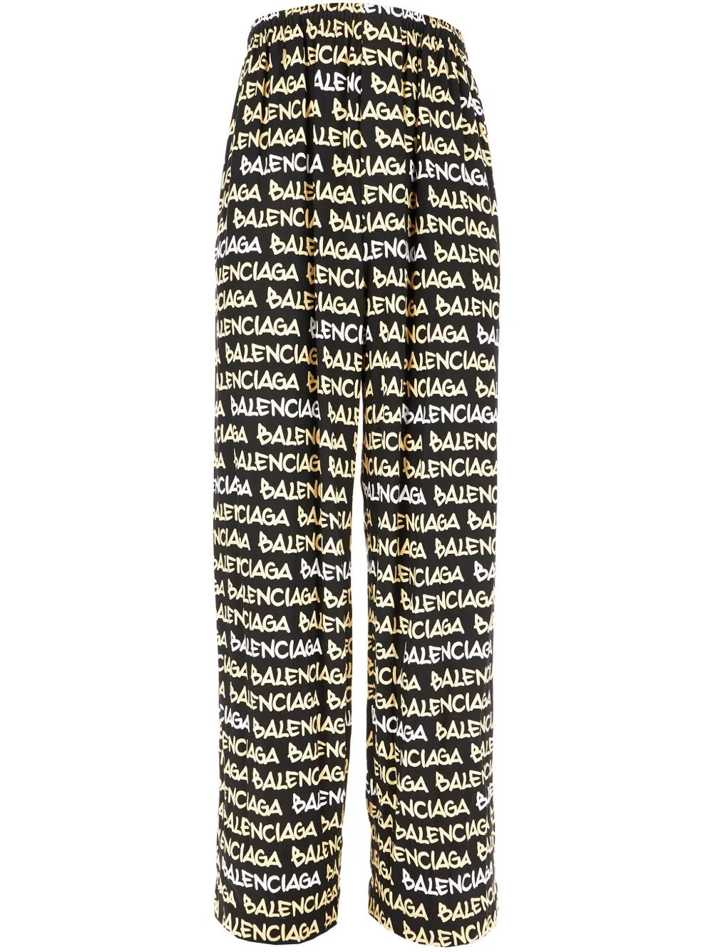 logo-print pants - 1