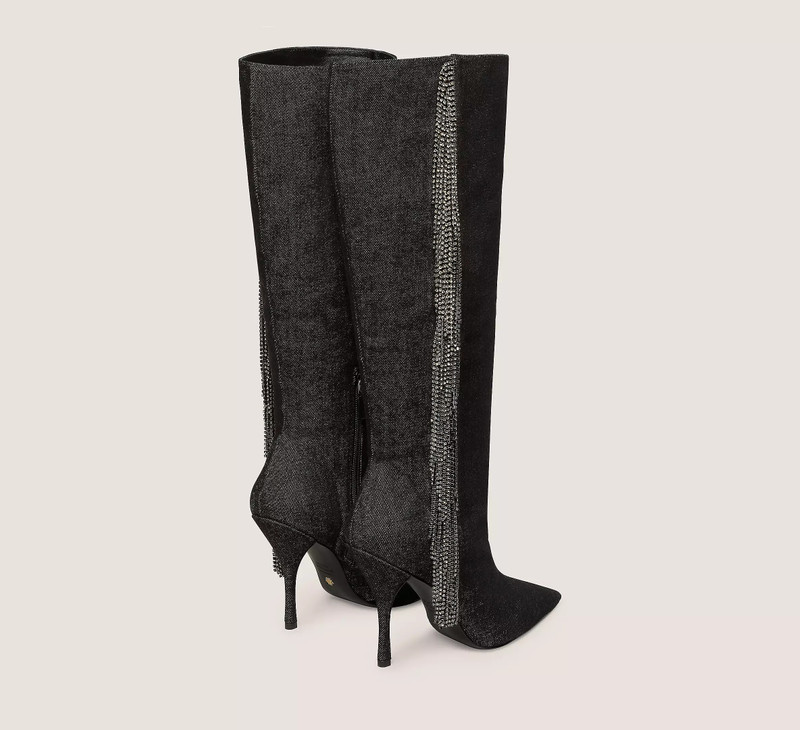 CRYSTAL FRINGE BOOT 4