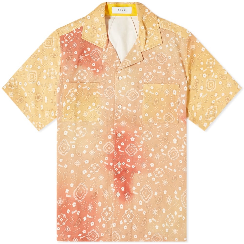 Rhude Bandana Print Point Shirt - 1