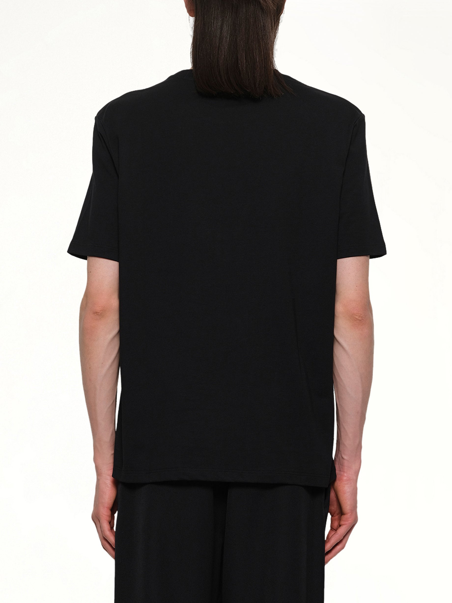 Chain Trompe L'Oeil T-Shirt in Black/White - 5