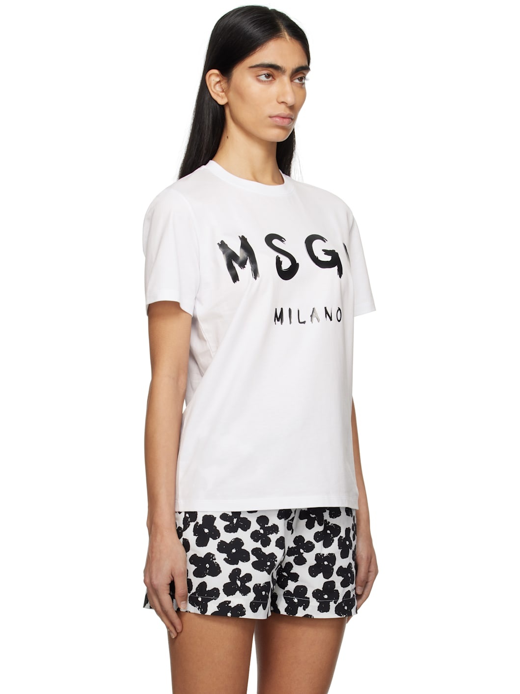 White Cotton Logo T-shirt - 2