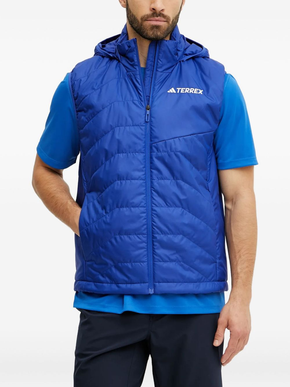 TERREX quilted hooded vest - 1