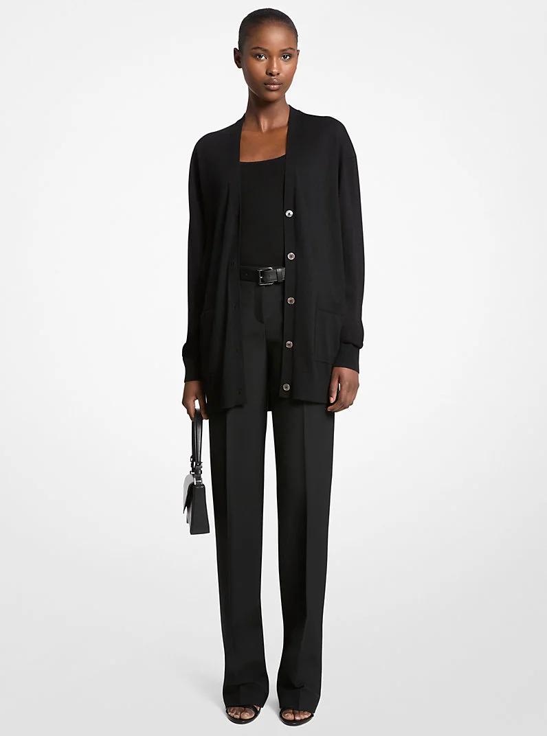 Oversized Cashmere Cardigan - 1