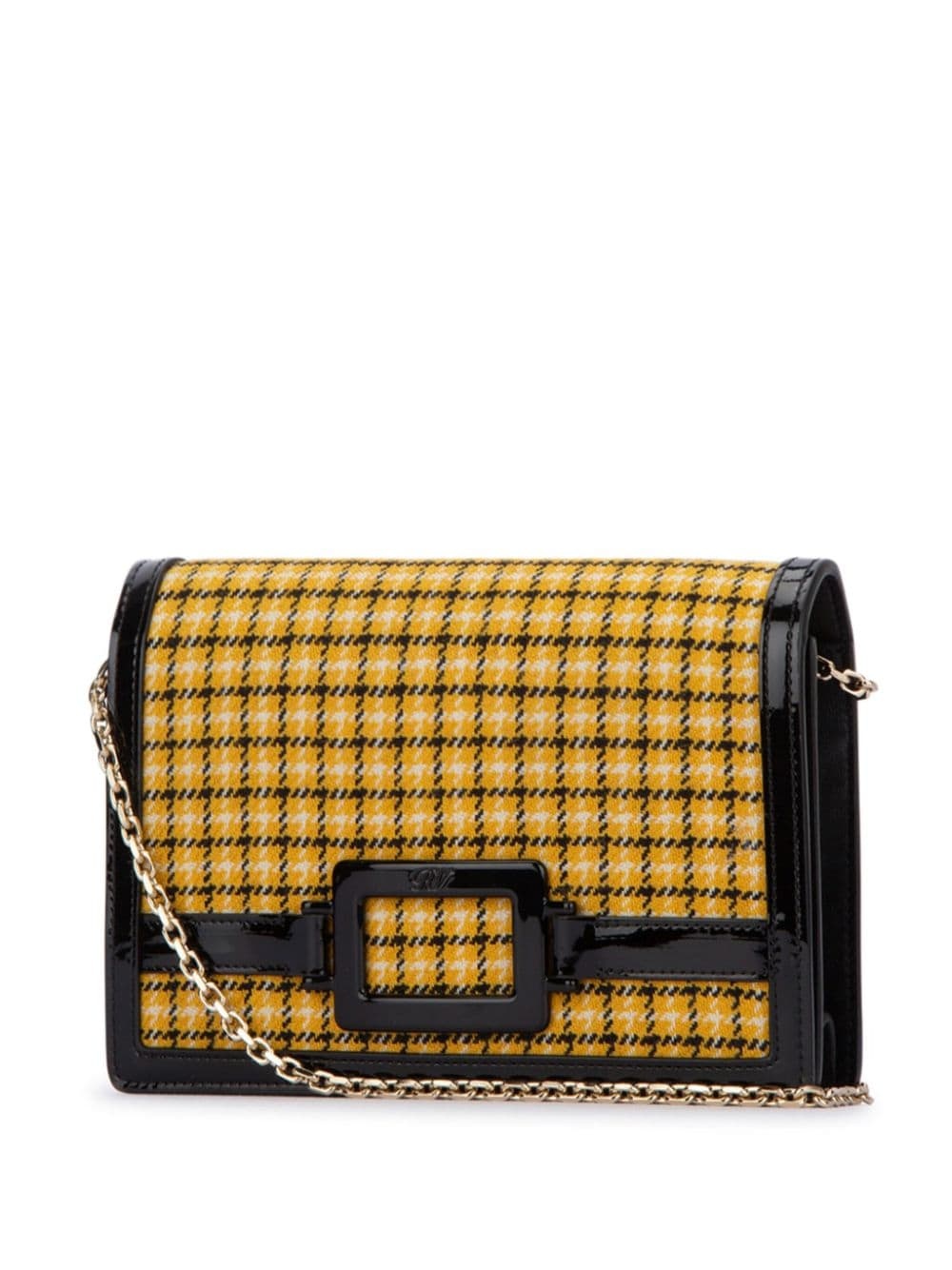 check print clutch bag - 3