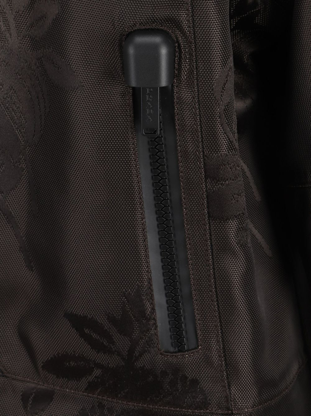 patterned-jacquard padded jacket - 4