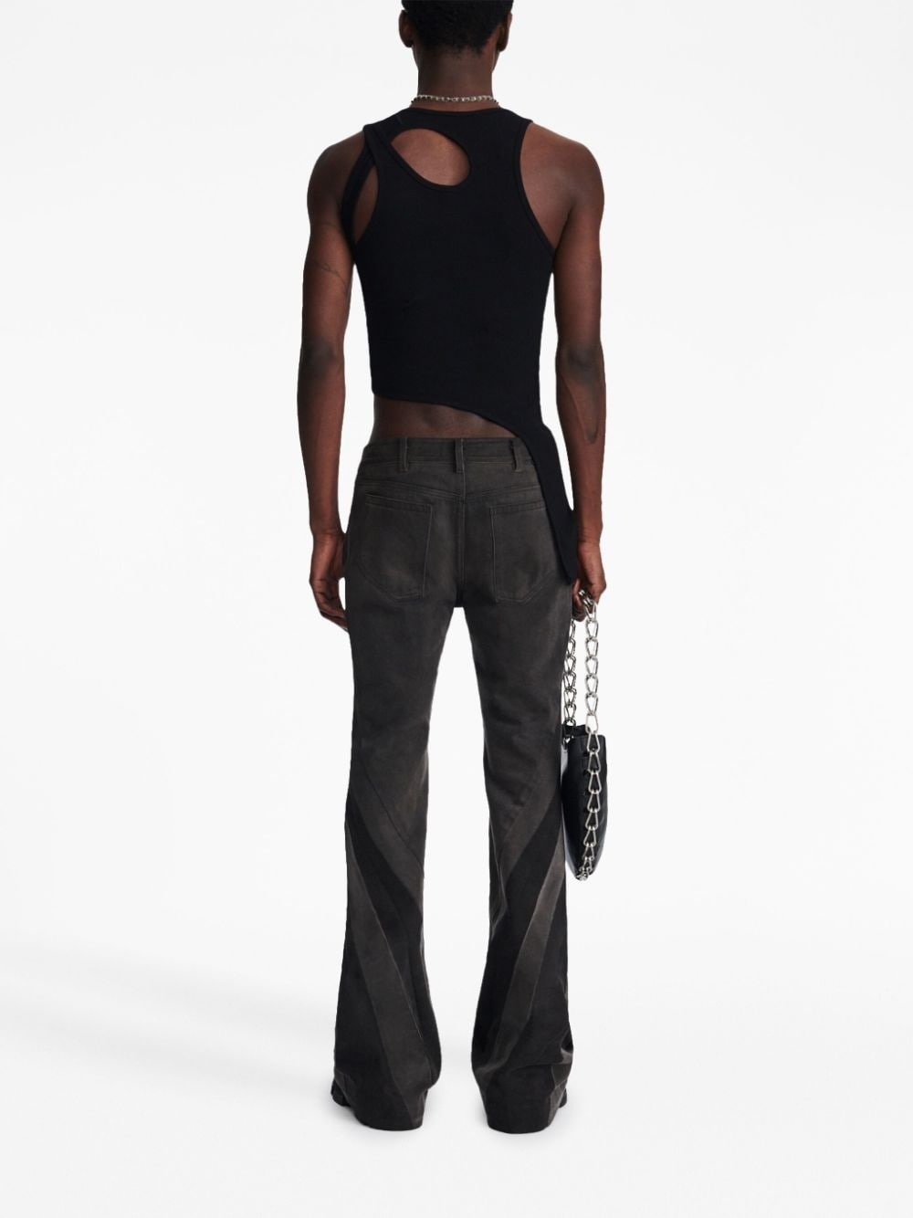Darted flared jeans - 4