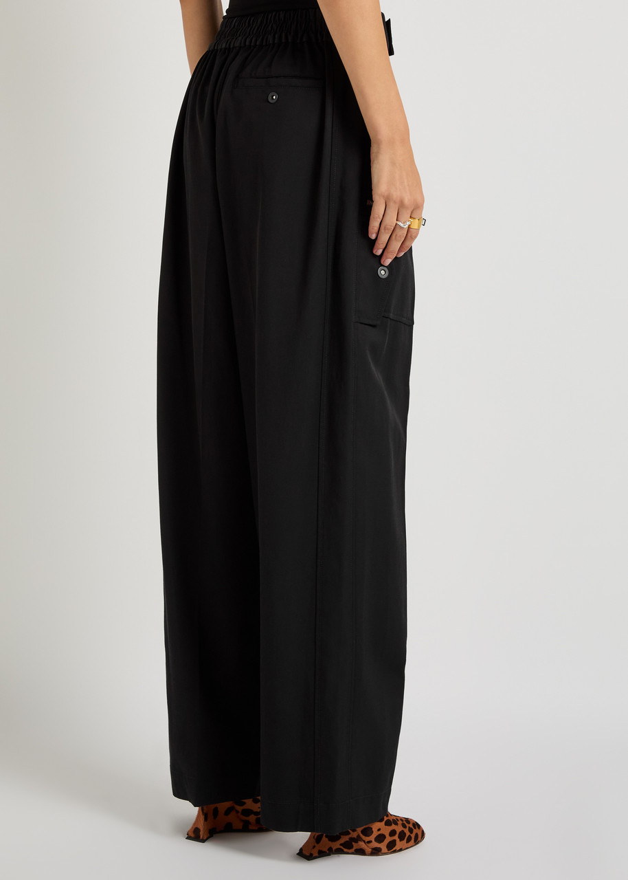 3.1 Phillip Lim Wide-leg Cotton-blend Trousers - 3