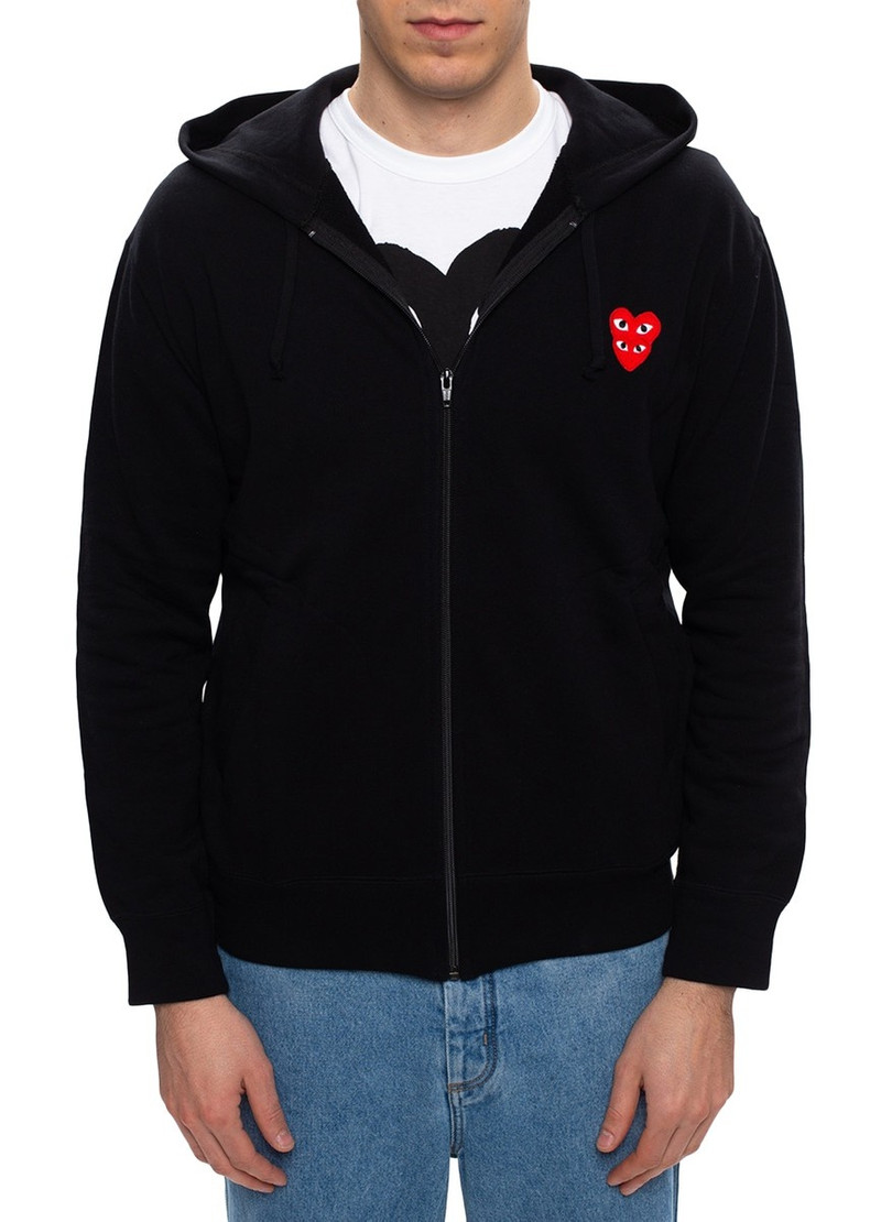Comme des Garçons PLAY Logo hoodie outlook