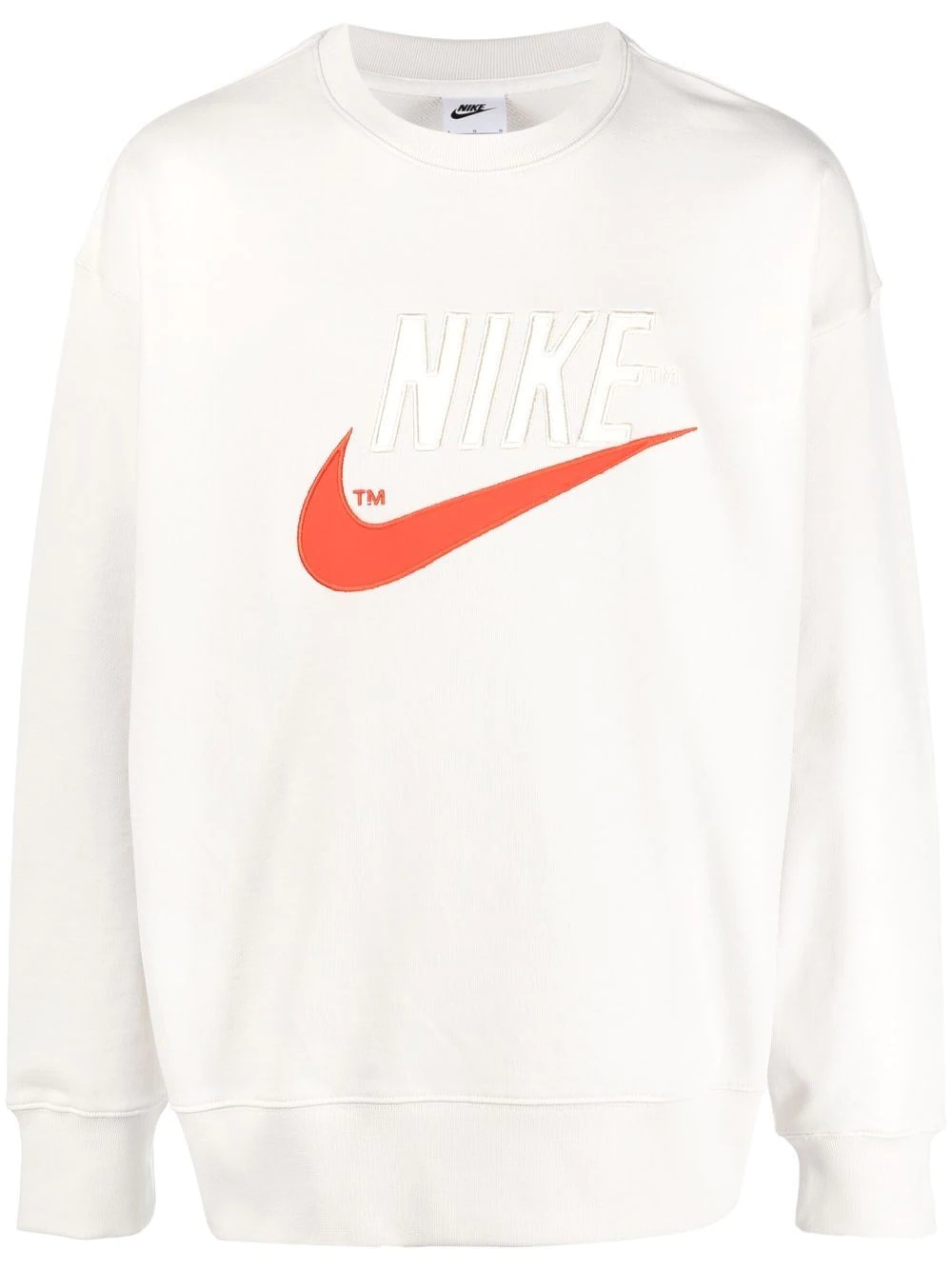 Swoosh cotton sweatshirt - 1