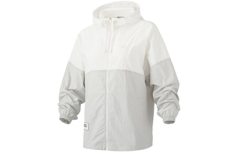 (WMNS) New Balance Authentic Sport Jacket 'White Grey' 5AD37632-LGR - 1