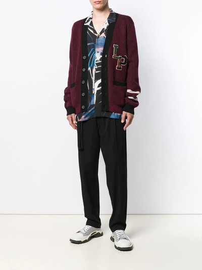 Lanvin ribbed College cardigan outlook