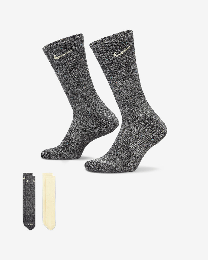 Nike Everyday Plus Cushioned Crew Socks (2 Pairs) 1