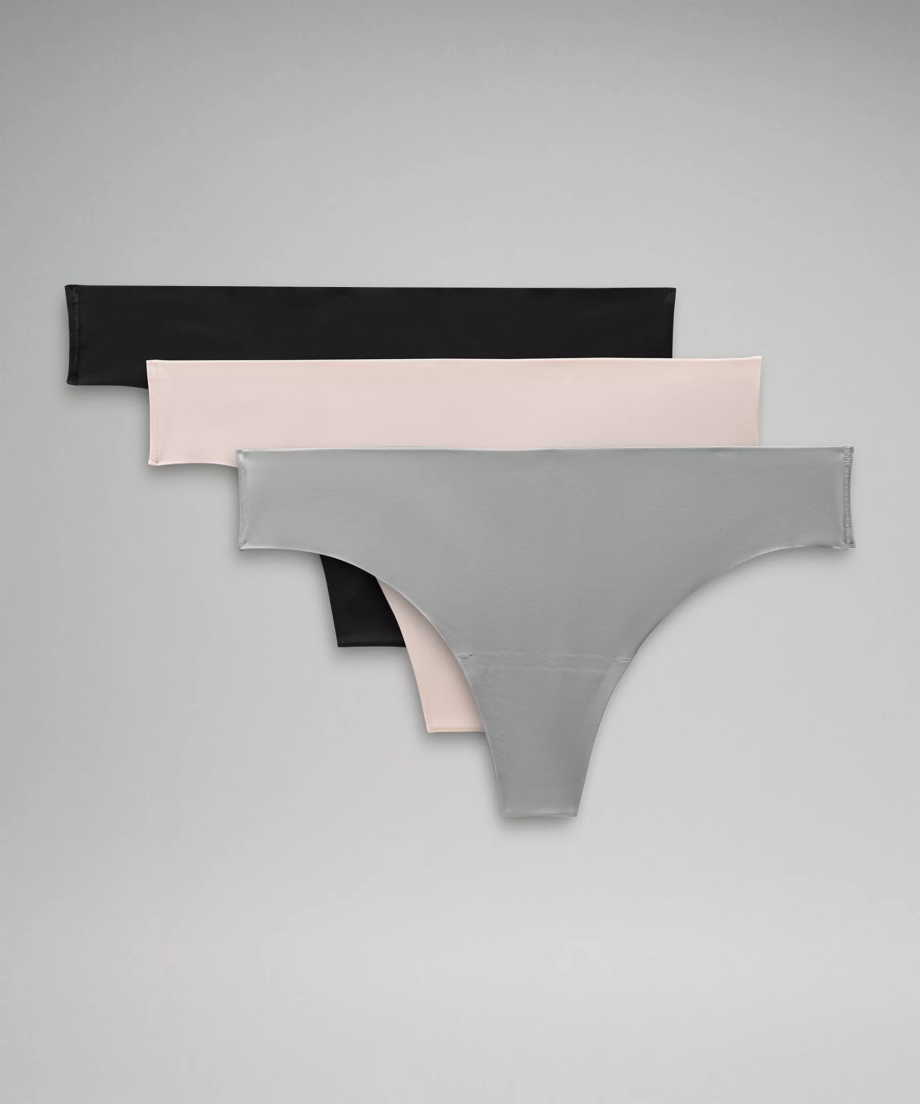 InvisiWear Mid-Rise Thong Underwear *3 Pack - 1