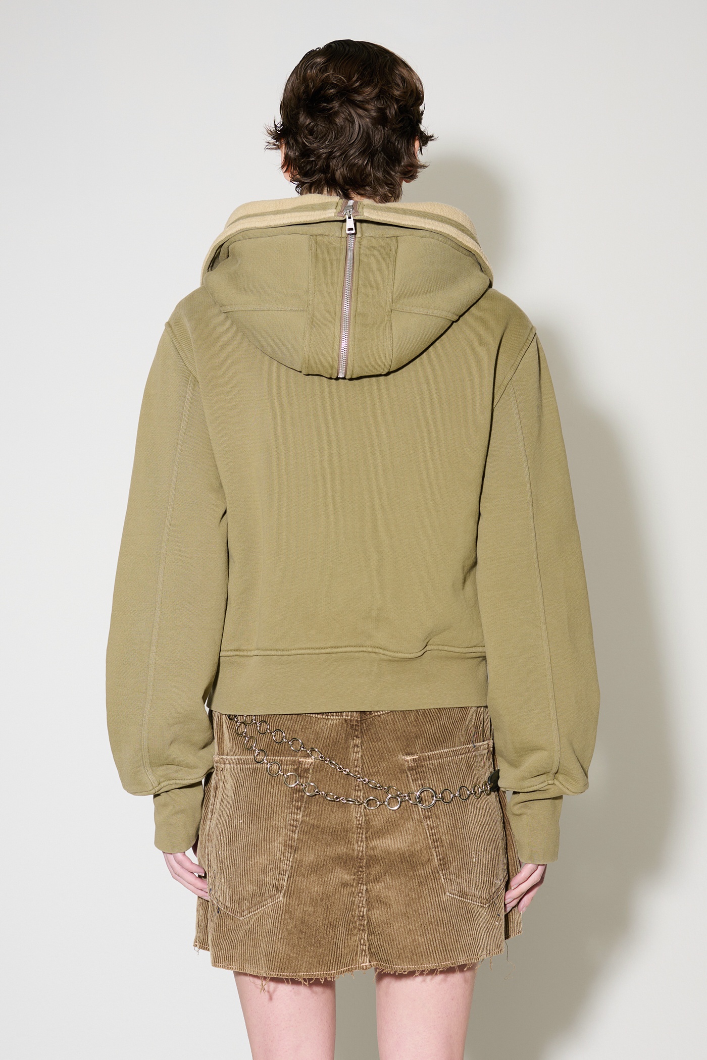 Flight Hood Olive Hefty Fleece - 6