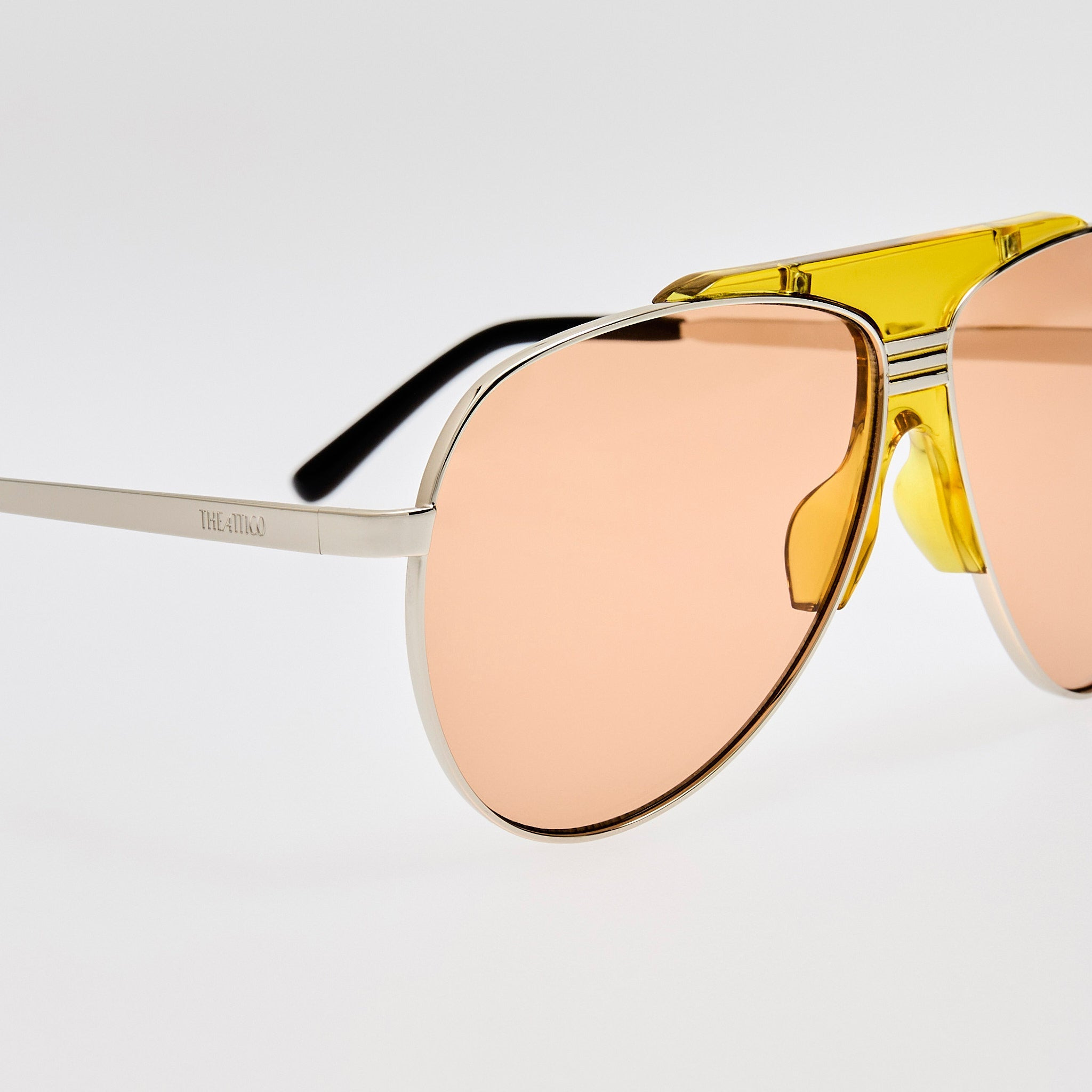 Aviator Sunglasses in Silver - 3